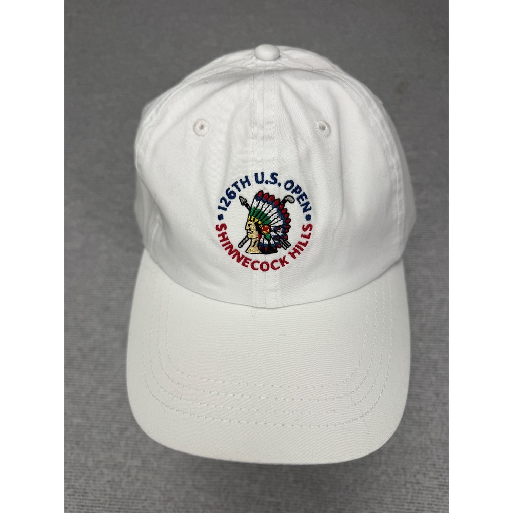 Peter Millar 126th US Open Shinnecock Hills USGA Member Hat White Golf Cap OSFA